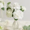 Mini Premade Flower Centerpiece Set in White & Sage | Clearance