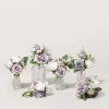 Mini Premade Flower Centerpiece Set in Lilac & White | Clearance