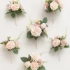 Mini Premade Flower Centerpiece Set in Blush & Cream | Clearance