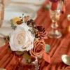 Mini Ready-to-Use Flower Centerpiece Set in Organic Sand Beige Elegance | Clearance