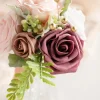 Mini Ready-to-Use Flower Centerpiece Set in Dusty Rose & Cream | Clearance