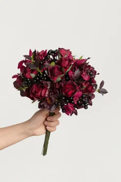 Mixed Filler Combo in Black Baccara & Burgundy