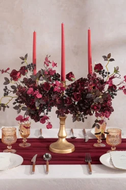 Mixed Filler Combo in Black Baccara & Burgundy