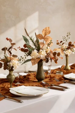 Mixed Filler Combo in Burnt Orange & Cream
