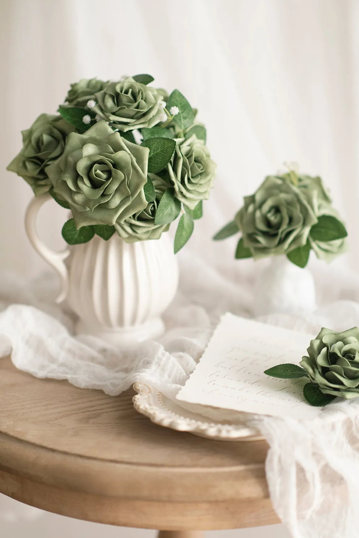 2.5” & 3.5" Mixed Foam Avalanche Rose with Stem | Clearance