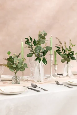 Mixed Greenery Combo - Dark Green & Sage