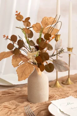 Mixed Greenery Combo in Walnut Brown & Autumn Ivy & Sunset Yellow