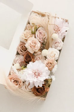 Natural White & Ivory Designer Flower Boxes