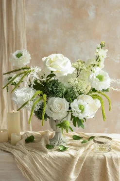 Natural White & Ivory Designer Flower Boxes