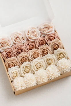 Natural White & Ivory Designer Flower Boxes