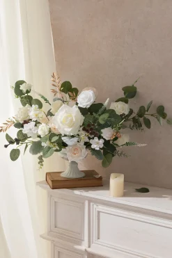 Natural White & Ivory Designer Flower Boxes