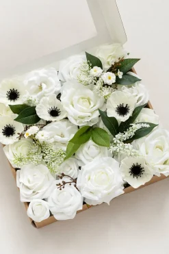 Natural White & Ivory Designer Flower Boxes