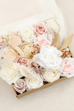 Natural White & Ivory Designer Flower Boxes