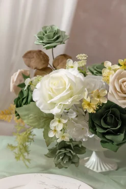 Natural White & Ivory Designer Flower Boxes