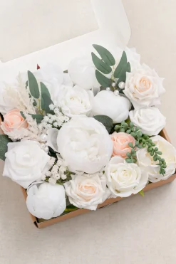 Natural White & Ivory Designer Flower Boxes