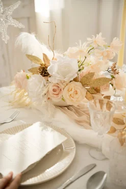 Natural White & Ivory Designer Flower Boxes