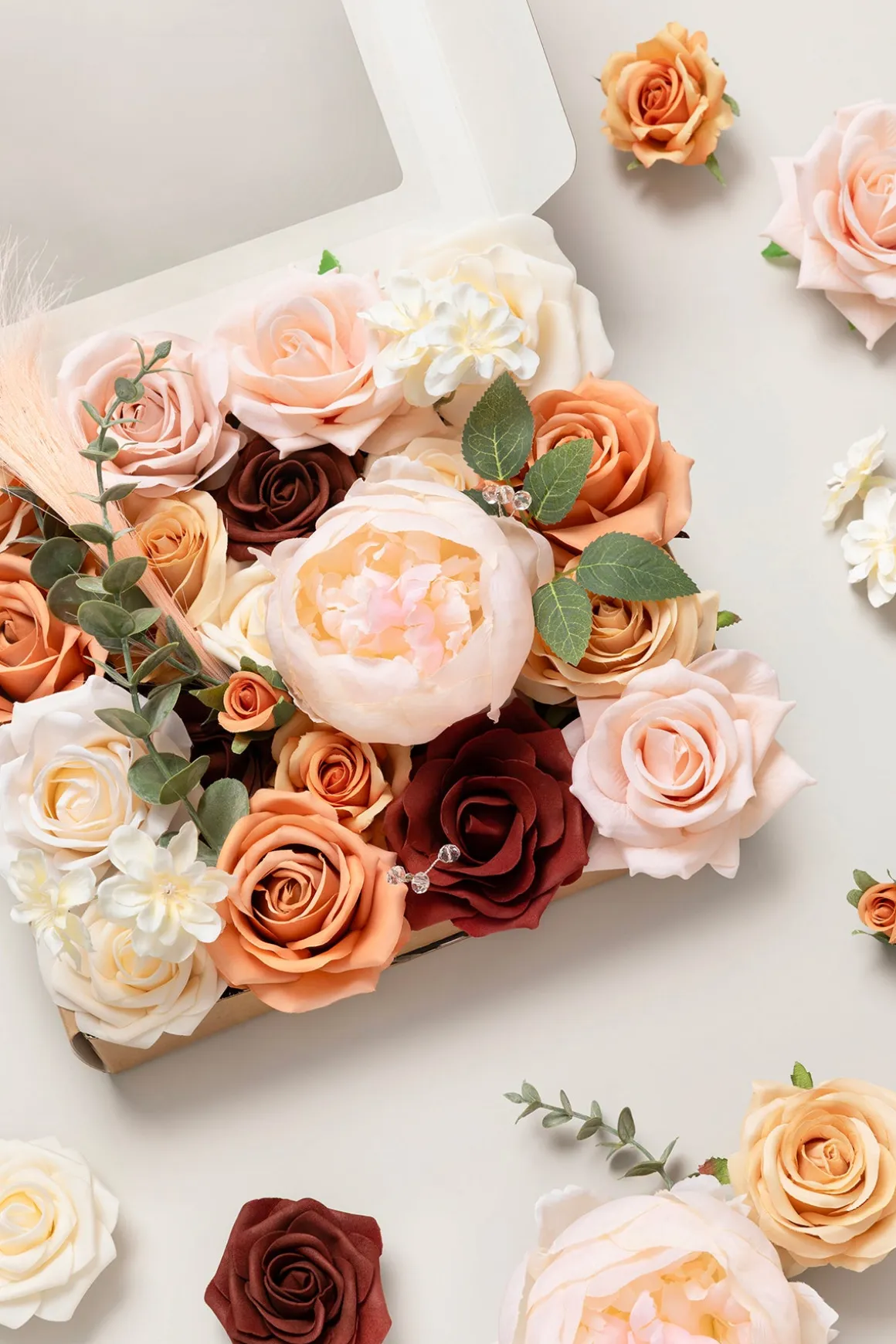 Orange & Terracotta Designer Flower Boxes