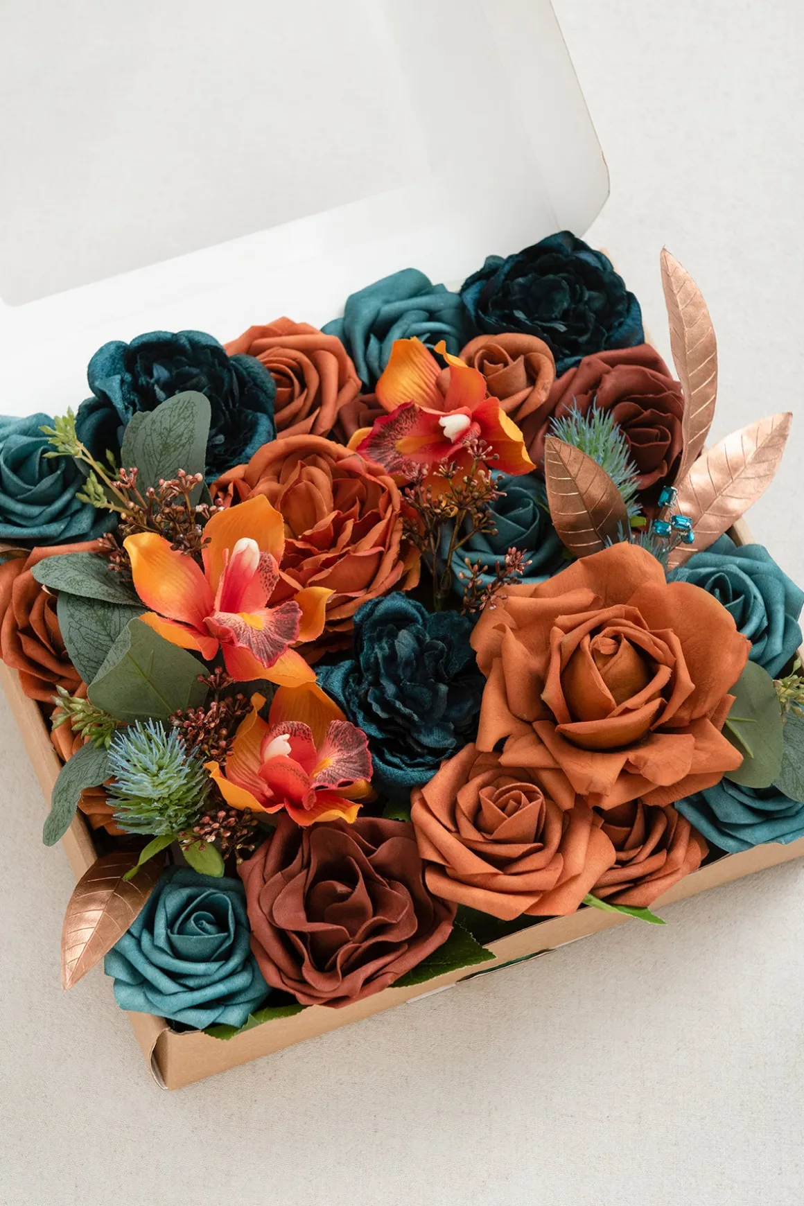 Orange & Terracotta Designer Flower Boxes