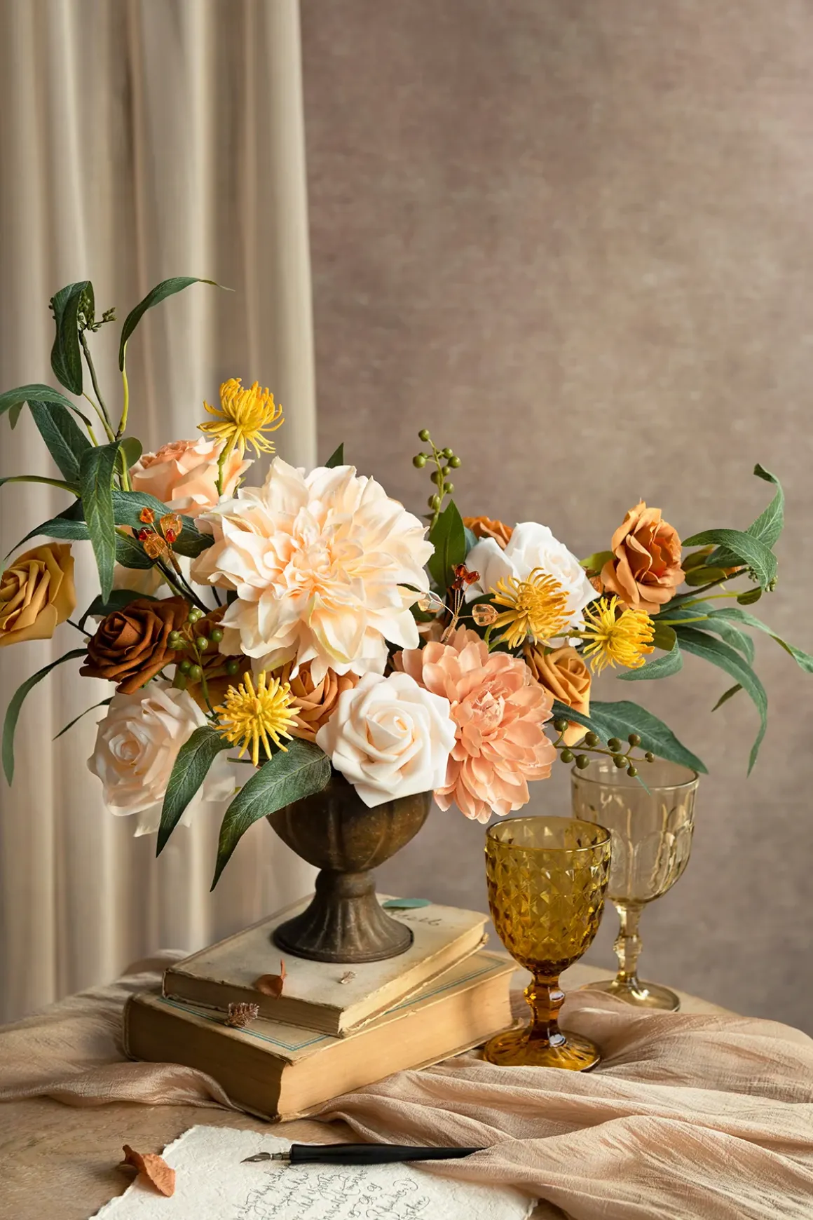 Orange & Terracotta Designer Flower Boxes