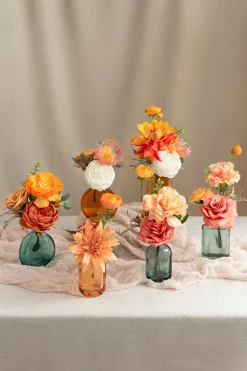 Orange & Terracotta Designer Flower Boxes