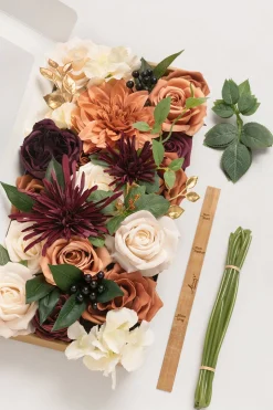 Orange & Terracotta Designer Flower Boxes