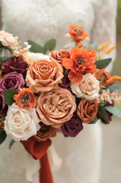 Orange & Terracotta Designer Flower Boxes