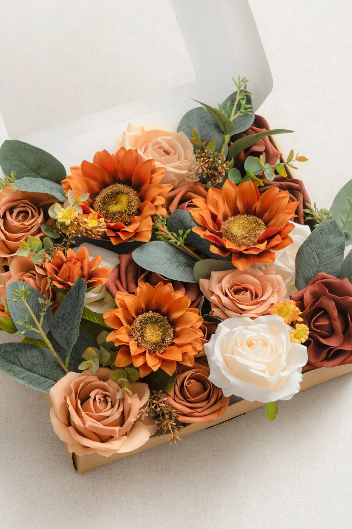 Orange & Terracotta Designer Flower Boxes