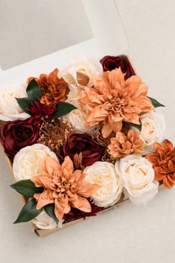 Orange & Terracotta Designer Flower Boxes
