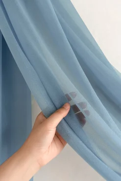 2 Panels Sheer Wedding Arch Draping 30" w x 32ft