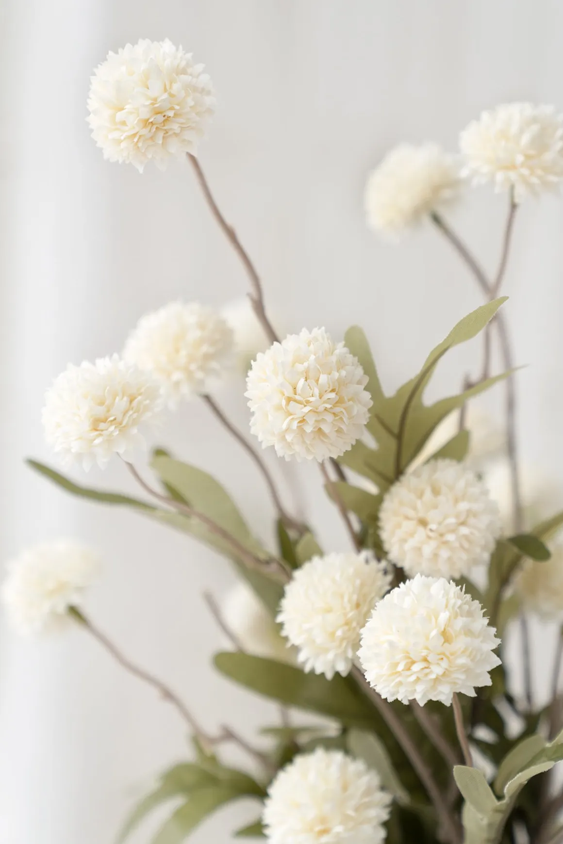 Pompon Mum with Stem