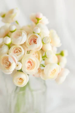 Ranunculus Flowers with Stem - Pink Shade (18pcs) | Clearance
