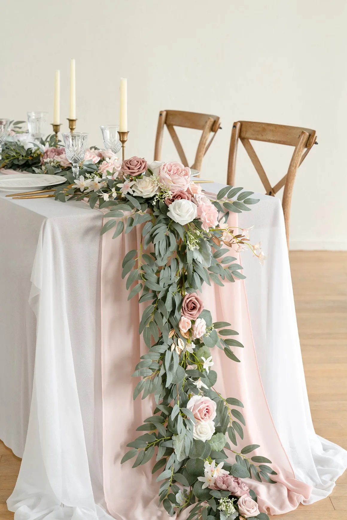 Reception Decor Package in Dusty Rose & Cream