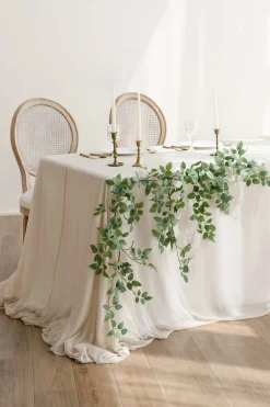Rose Leaf Garland in Sage