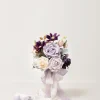 Round Bridesmaid Bouquets in Lilac & Gold | Clearance