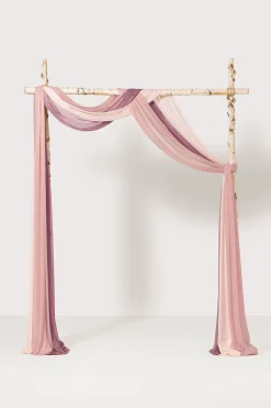 Sheer Wedding Arch Draping 30