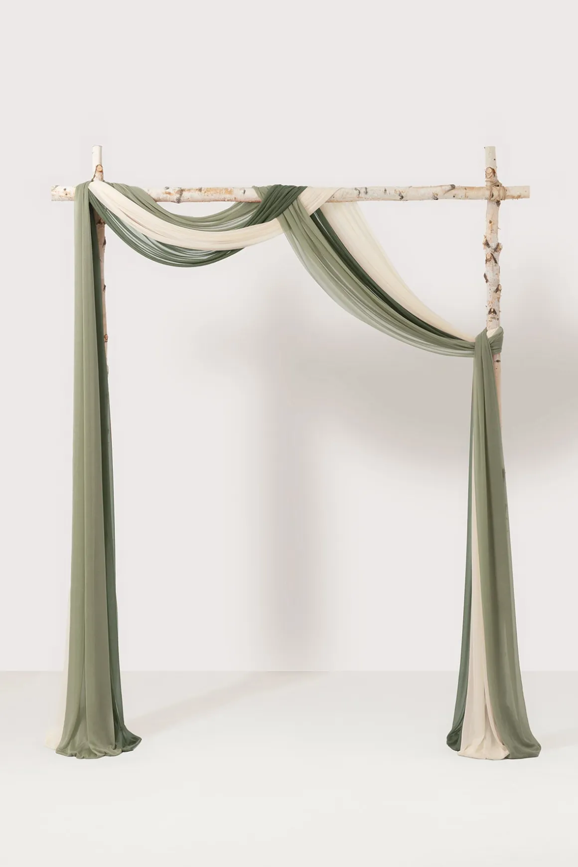 Sheer Wedding Arch Draping 30" w x 20ft - Ombre Colors