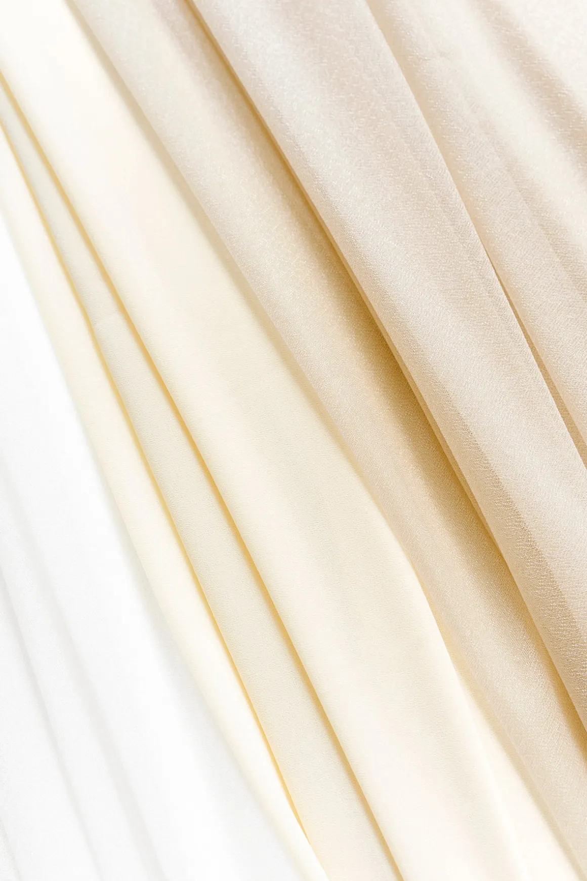 Sheer Wedding Arch Draping 30" w x 20ft - Ombre Colors