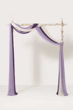 Sheer Wedding Arch Draping 30