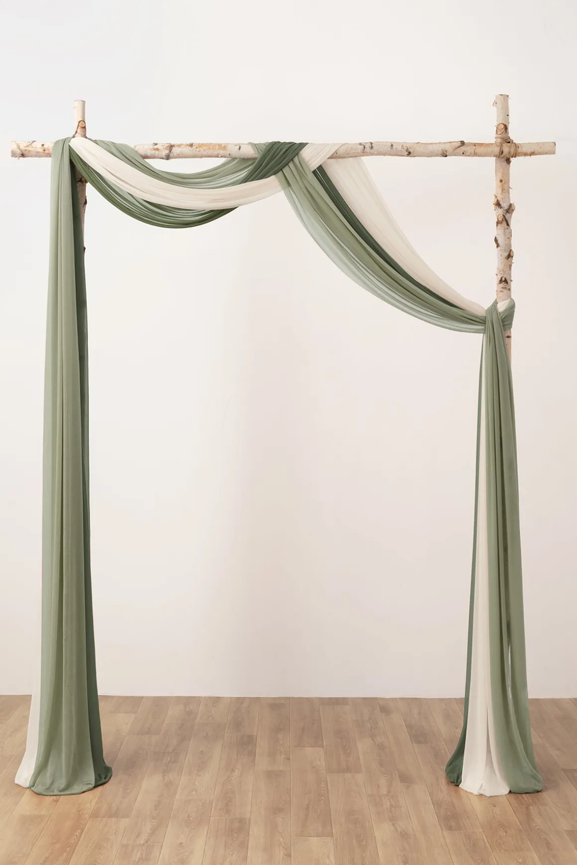 Sheer Wedding Arch Draping 30" w x 20ft - Ombre Colors