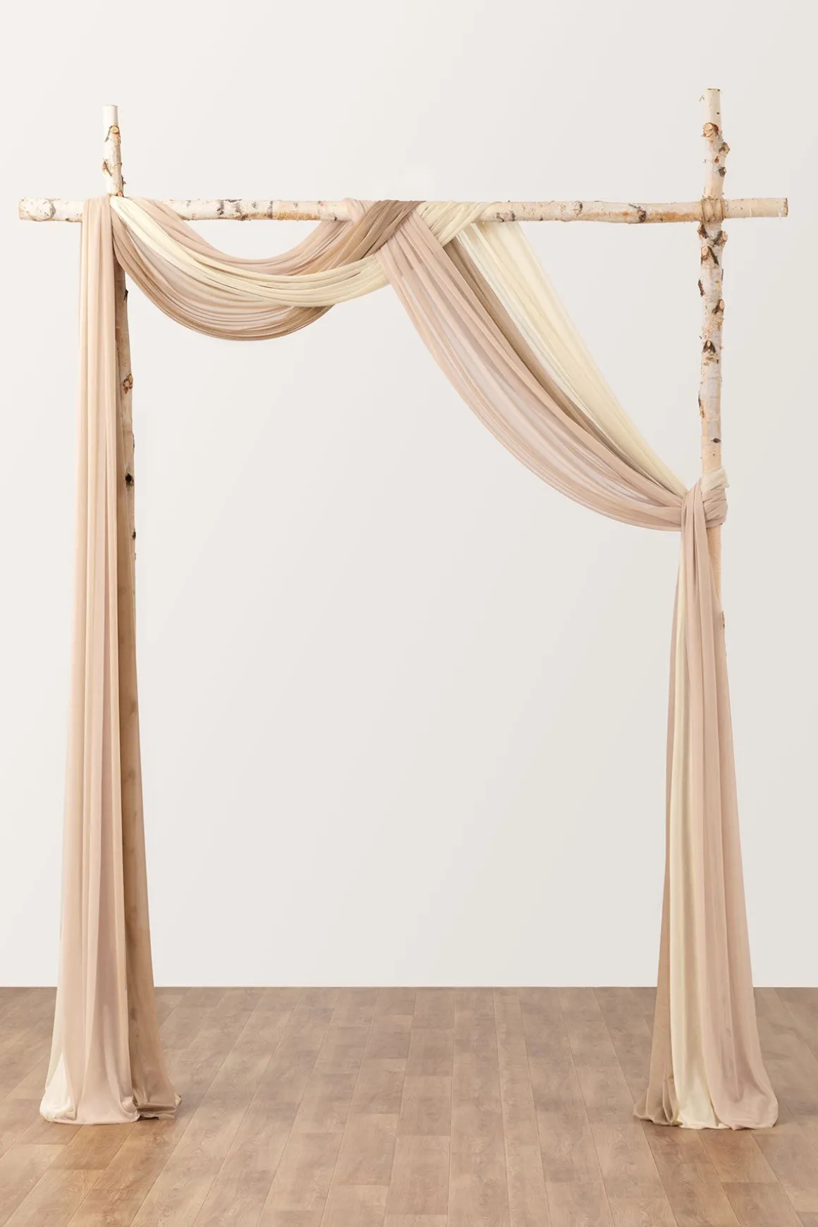Sheer Wedding Arch Draping 30" w x 20ft - Ombre Colors