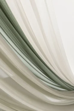 Sheer Wedding Arch Draping 30