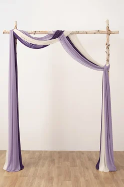 Sheer Wedding Arch Draping 30