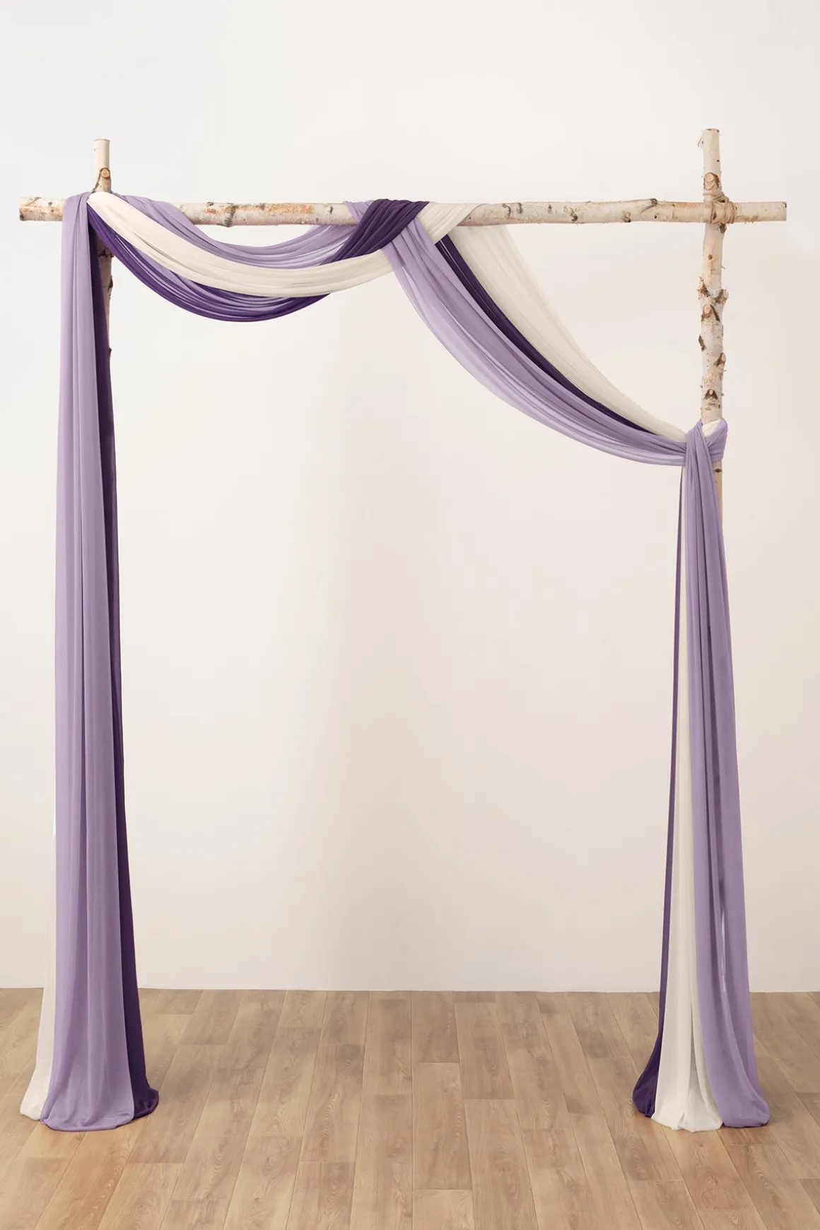 Sheer Wedding Arch Draping 30" w x 20ft - Ombre Colors