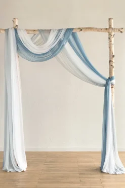 Sheer Wedding Arch Draping 30