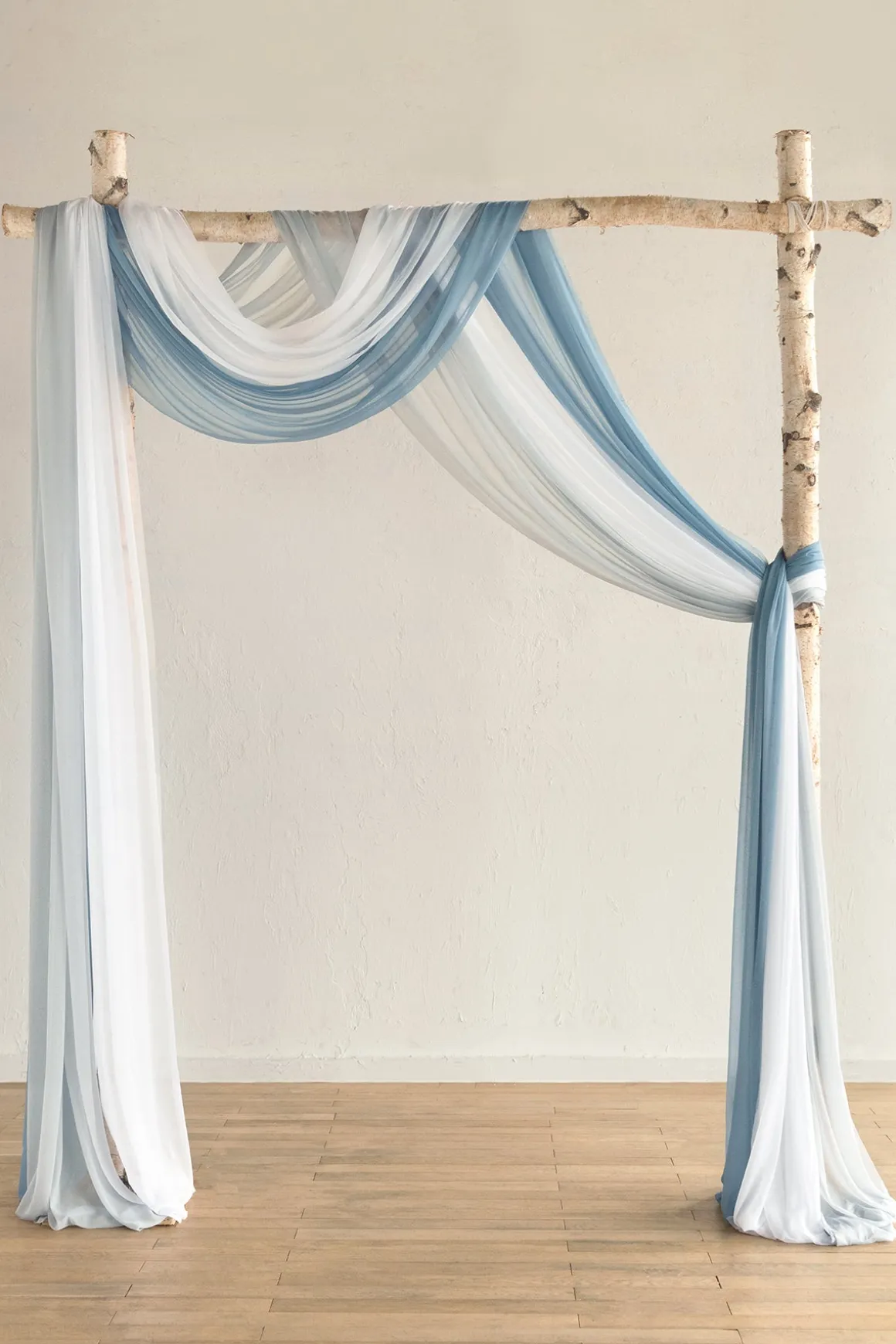 Sheer Wedding Arch Draping 30" w x 20ft - Ombre Colors