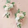 Shoulder Corsages in Dusty Rose & Cream | Clearance
