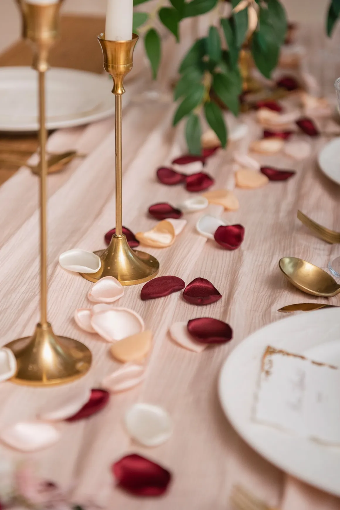Silk Rose Petals