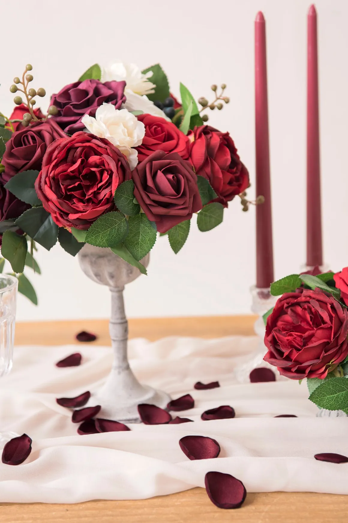 Silk Rose Petals