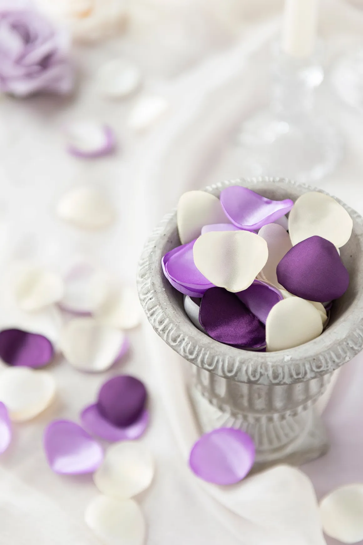 Silk Rose Petals