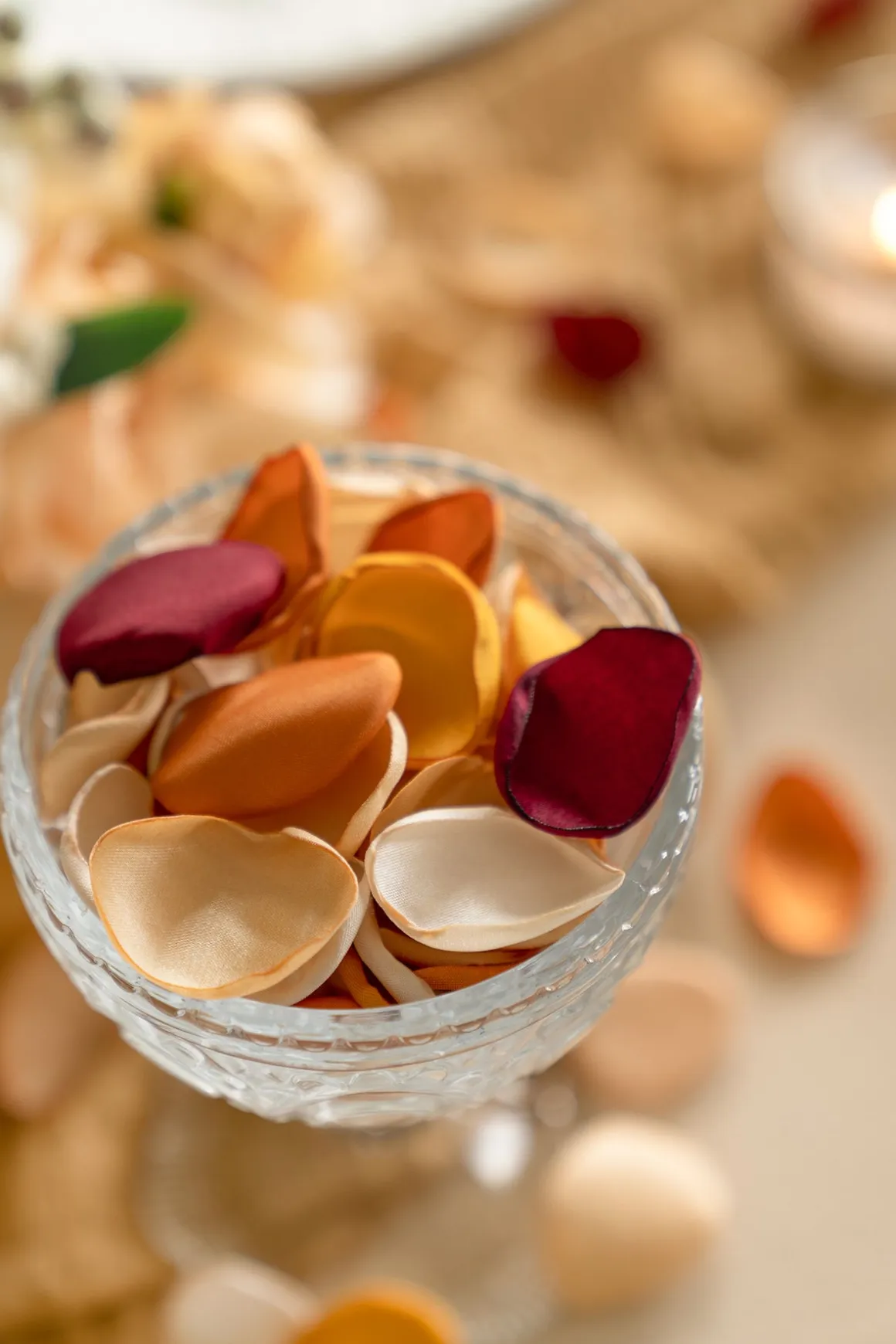 Silk Rose Petals